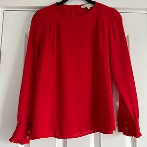LOFT red blouse
